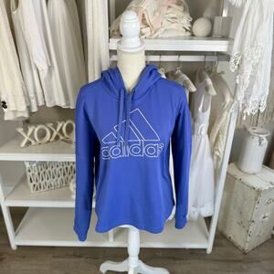 Adidas size Large Periwinkle blue/ purple jacket, athleisure, work out, gym 3636